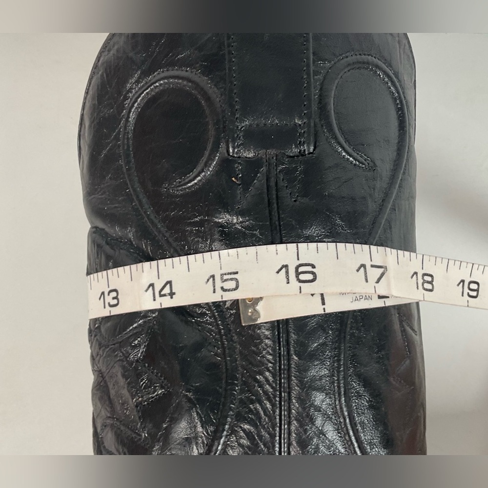Rivers’ Royal Caiman Belly Cowboy Boots | Exotic | Tooled Inlays | Men’s 9.5 - Picture 7 of 16